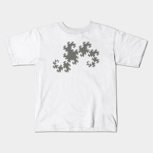 Dragon Curve Kids T-Shirt by CuriousMC